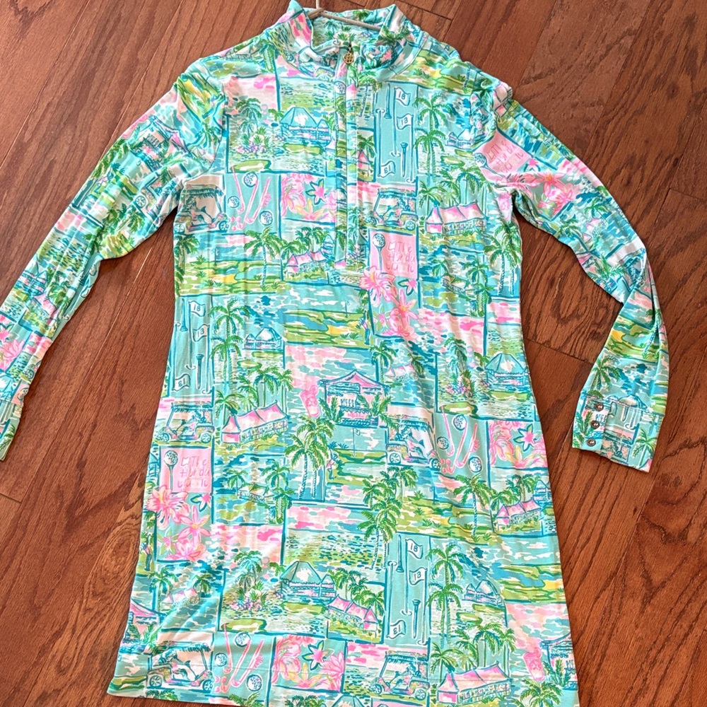 Lilly Pulitzer Colorful woman’s dress Honda Classic